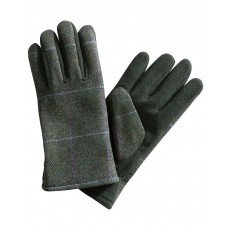 Hoggs of Fife Ladies Albany Lambswool/Fleece Gloves (Green)