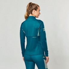 Dublin Ladies Blaze 1/4 Zip Long Sleeves Tech Training Top (Blue Lagoon)