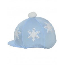 Hy Snowflake With Pom Pom Hat Cover (Light Blue)