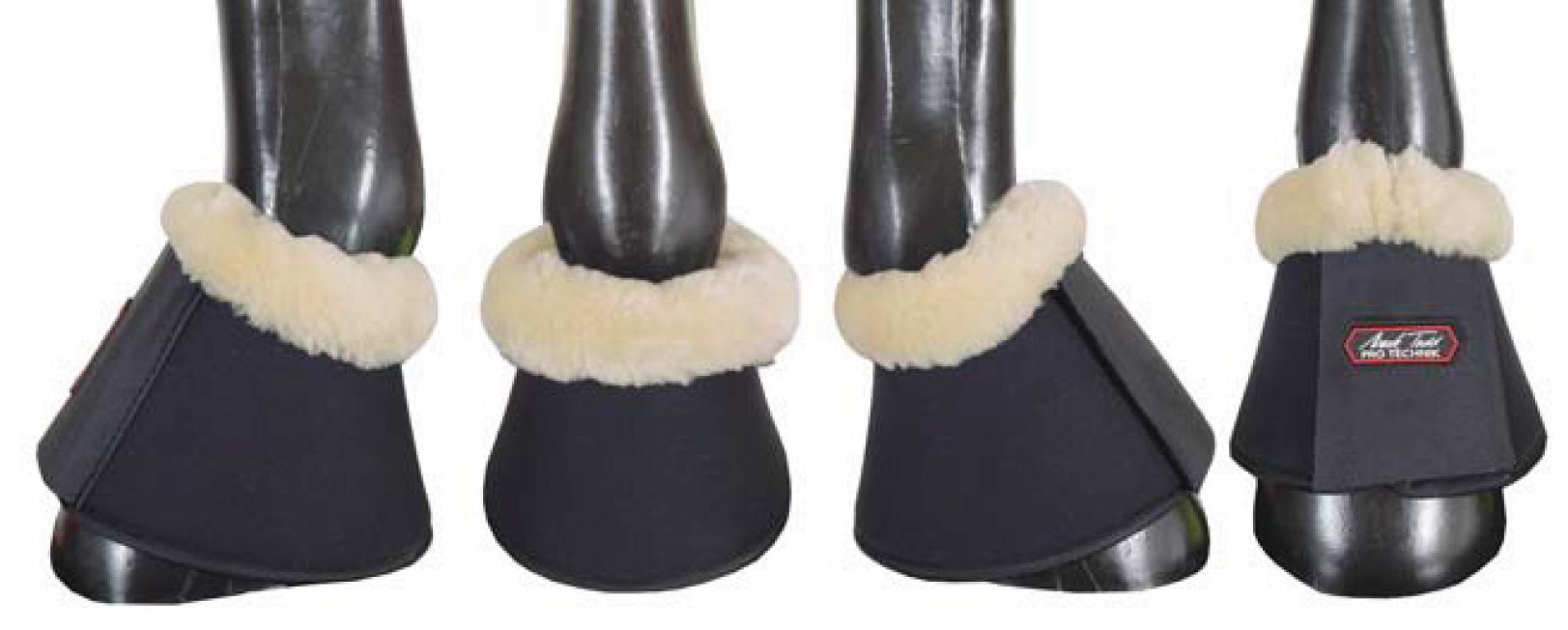 Mark Todd Competition Over Reach Boots Pair Black Small XLarge 