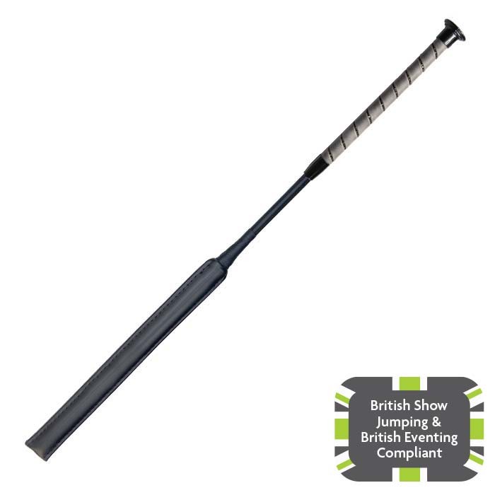 Padded Riding Bat Woof Wear Stealth Jump Bat (Grey) - Cool Equestrian