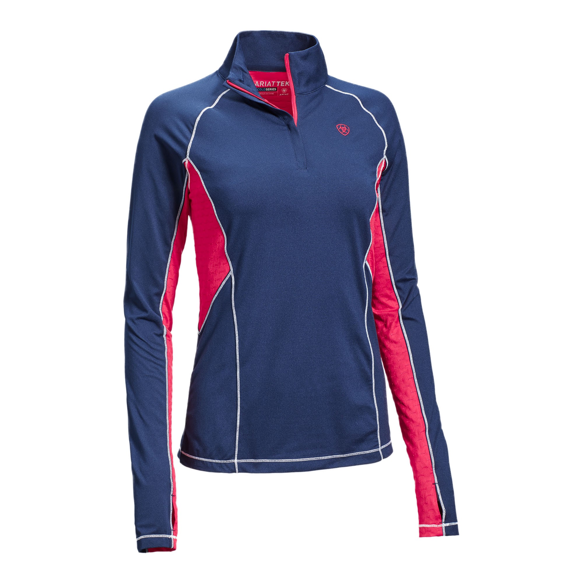 Sweatshirt équitation 1/2 zippée femme Ariat Tek Team