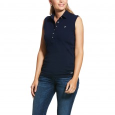 Ariat Women's Sleeveless Prix Polo 2.0 (Navy)