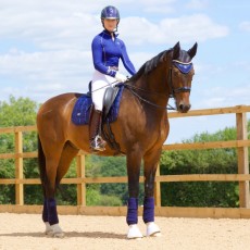 Woof Wear Vision Dressage Saddle Cloth (Navy)