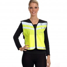 Equisafety Air Waistcoat - Horse in Training Please Slow Down (Yellow)
