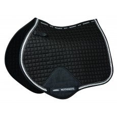 Weatherbeeta Prime Bling Jump Shaped Saddle Pad (Black) Weatherbeeta Prime Bling Jump Shaped Saddle Pad (Black)