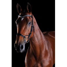 Collegiate Comfitec Patent Bridle (Black)