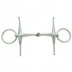 Korsteel Stainless Steel Jointed Fulmer Snaffle Bit