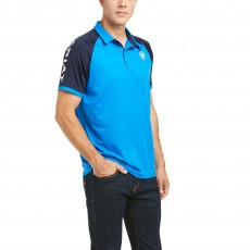 Ariat Men's Team 3.0 Polo (Imperial Blue)