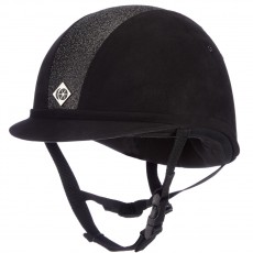 Charles Owen YR8 Sparkly Riding Hat (Black)