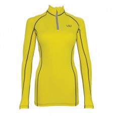 Woof Wear Ladies Performance Riding Shirt (Sunshine Yellow)