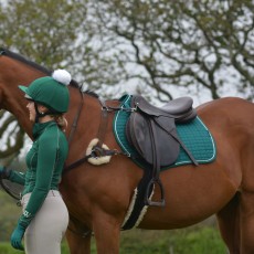 Woof Wear Close Contact Saddle Cloth (Green)