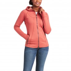 Ariat Women's Attain Full Zip Hoodie (Marsala)