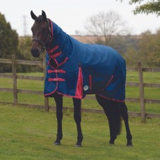 Weatherbeeta ComfiTec - Classic Turnout - Combo - Med/Lite (Blueberry/Pink)