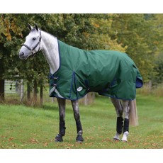 Weatherbeeta ComfiTec Plus Dynamic II Turnout High Neck 220g Medium (Hunter/Navy)