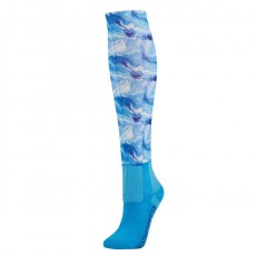 Weatherbeeta Stocking Socks (Blue Swirl Marble Print)