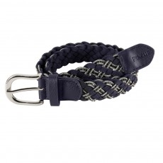 Pikeur Ladies Plaited Sparkle Belt (Navy)