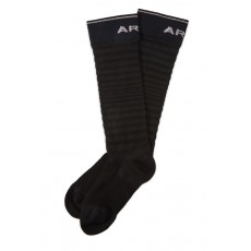 Ariat Tek Ultrathin Performance Sock (Black/Grey)