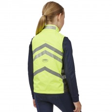 Weatherbeeta Childs Reflective Lightweight Waterproof Vest (Yellow)