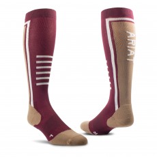 AriatTek Slimline Performance Socks (Windsor Wine/Woodsmoke)