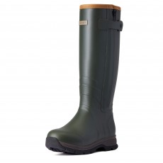 Ariat Women's Burford Insulated Zip Wellington Boot (Olive)