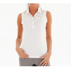 Anky Sleeveless Polo Shirt (White)