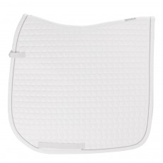 Eskadron Basics Dressage Saddlepad (White/Silver)