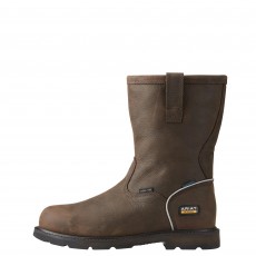 Ariat Men's Groundbreaker CT EN ISO Waterproof Work Boot (Dark Brown)