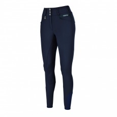Pikeur Ladies Winter Candela Suede McCrown Softshell Full Seat Breeches (Navy)