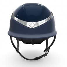 Charles Owen Halo CX Riding Hat (Crystal Top/Rose Gold Stellar Ring/Midnight Gloss)