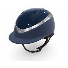 Charles Owen Halo CX Riding Hat (Midnight Gloss/Platinum Constelation Ring/Midnight Matt)