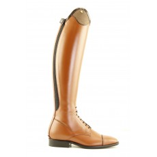 Petrie Riva Tall Riding Boot (Cognac/Stardust Top)