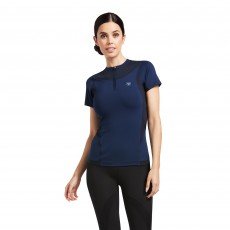 Ariat Women's Ascent Crew Short Sleeve Baselayer (Navy)