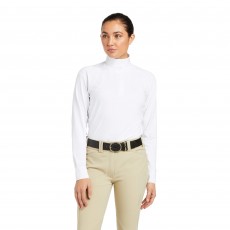 Ariat Women's Auburn Long Sleeve Show Shirt (White)