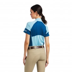 Ariat Women's Cambria Jersey 1/4 Zip (Milky Blue/Skyfall)