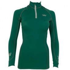 Woof Wear Ladies Performance Riding Shirt (British Racing Green)