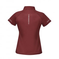 Weatherbeeta Ladies Victoria Premium Short Sleeve Top (Maroon)