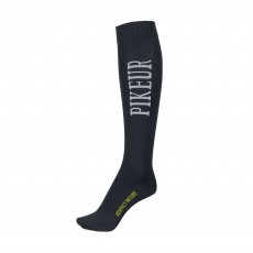 Pikeur Ladies Logo Long Socks  (Anthracite/Grey)