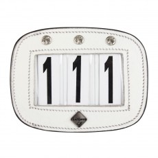 LeMieux Diamante Saddle Pad Number Holder (White)