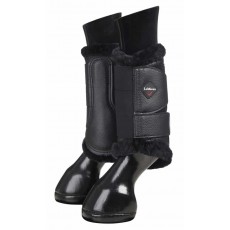 LeMieux Fleece Lined Brushing Boots ( Black)