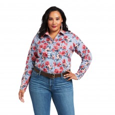 Ariat Women's Kirby Stretch Shirt (Austin Floral Stripe)