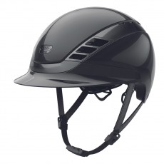 Abus x Pikeur AirLuxe Chrome Riding Hat (Shiny Black) - Pre Order