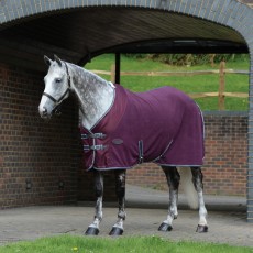 78 Challenger Horse Fleece Breathable Cooler Exercise Blanket w/Neck 4392N 