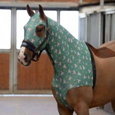 Weatherbeeta Printed Stretch Hood With Zip (Sloth Print) Weatherbeeta Printed Stretch Hood With Zip (Sloth Print)