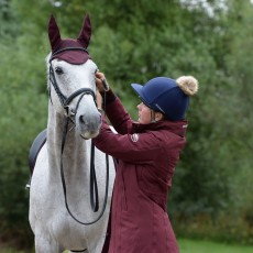 Weatherbeeta Prime Ear Bonnet (Mulberry)