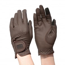 Dublin Everyday Touch Screen Compatible Riding Gloves (Brown)