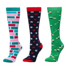 Dublin Adults 3 Pack Socks (Jade Bricks)