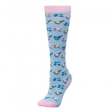 Dublin Childs Single Pack Socks (Bluebell Birds)