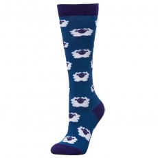 Dublin Adults Single Pack Socks (Teal Sheep)