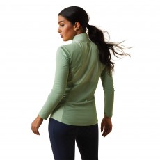 *Clearance* Ariat Womens Breathe 1/4 Zip Baselayer (Basil)